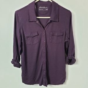 Eddie Bauer outdoor women's medium button up